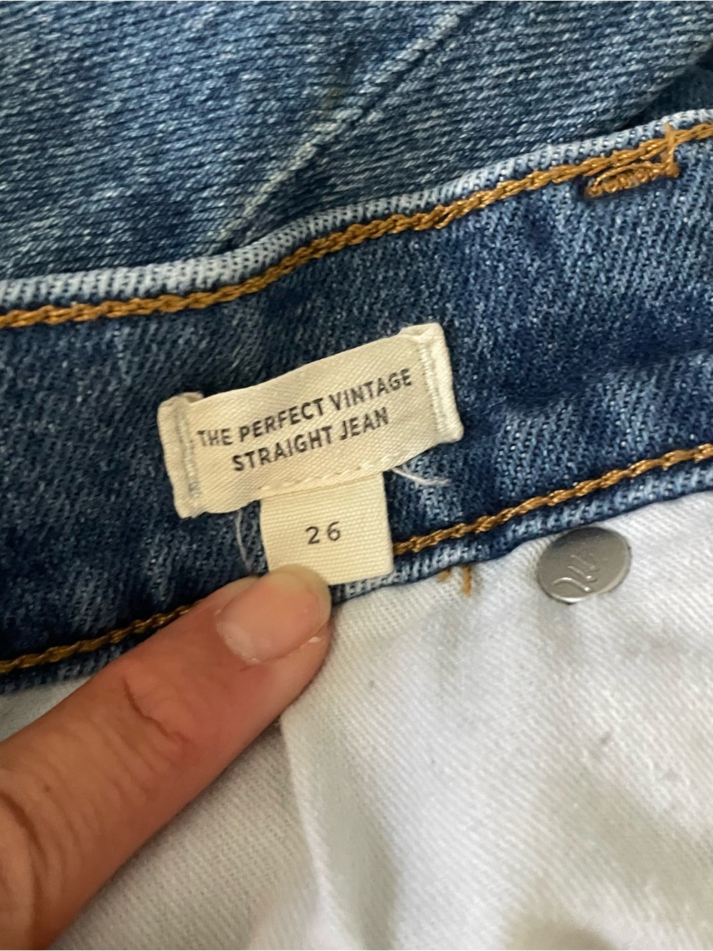 Madewell The Perfect Vintage Straight Jean Mayfield Wash Straight Jeans - Picture 12 of 14